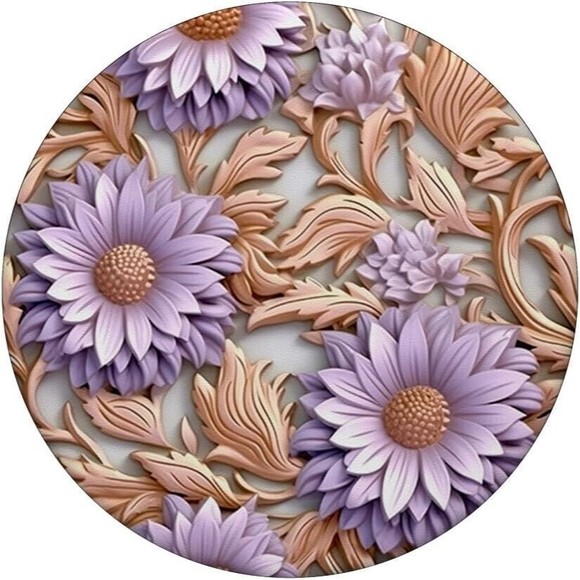 PopSockets Flowers Cell Phone Pop Sockets for Phone Women Swappable Base PopGrip - Picture 7 of 11